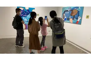 初中生數碼藝術作品漫遊唐中 保良局唐乃勤初中書院視覺藝術展