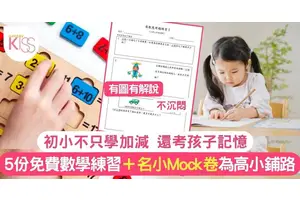 小一數學練習題下載 (P1 Math)｜30+數學工作紙免費下載 pdf