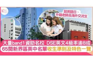 65間新界英中一覽 1校網英仲比例冠絕全港