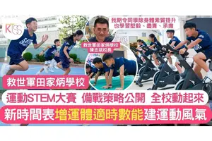 救世軍田家炳學校參加運動STEM大賽 3大好處幫助學生全面性發展 全校動起來